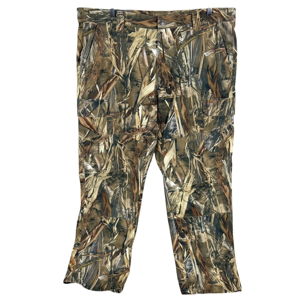 RedHead Silent Hide Camo Cargo Pants Mens XL/32 Brown TrueTimber Hunting Utility